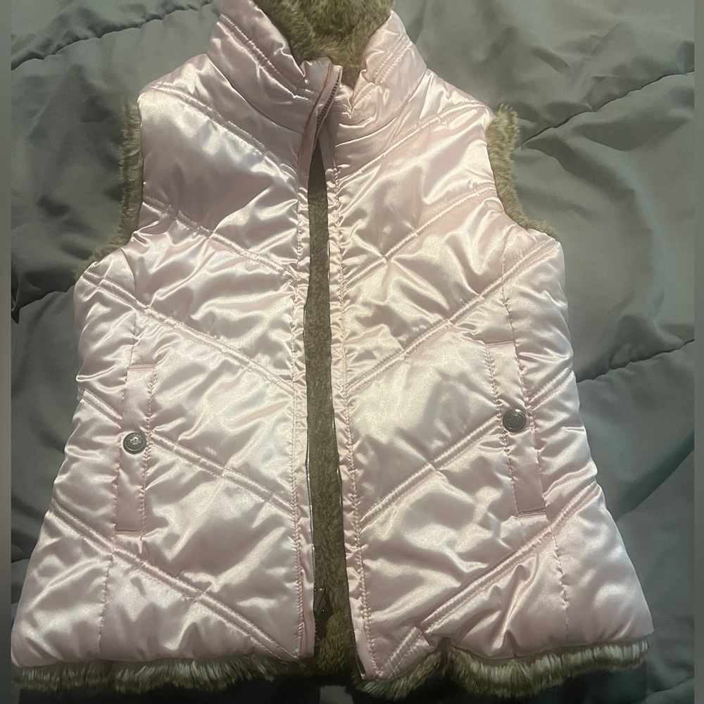 Fur lined vest